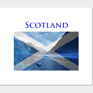 Saltire Scotland Posters and Art